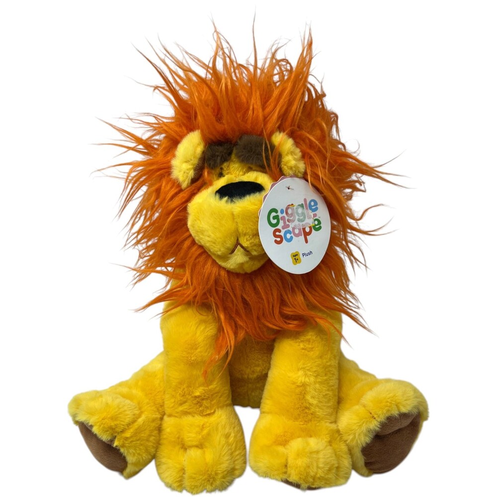 Gigglescape Plush Lion Target 12" Stuffed Animal Yellow Orange Kidcore Toy